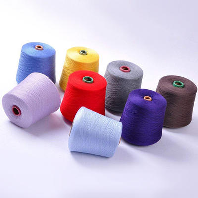 100% Polyester color spun yarn for knitting
