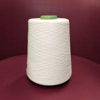 100% Polyester open-end spun yarn raw white