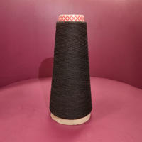 100% polyester ring spun yarn virgin  100% black for knitting